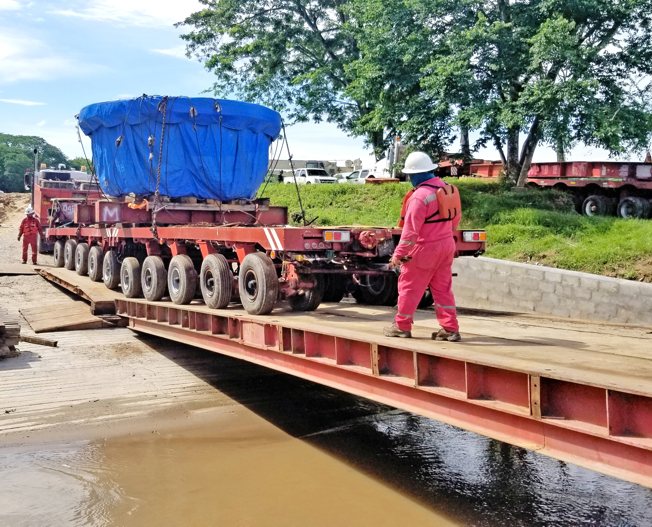 Conceptum Logistics - Temporary Jetty - Cement plant equipment to Colombia 2