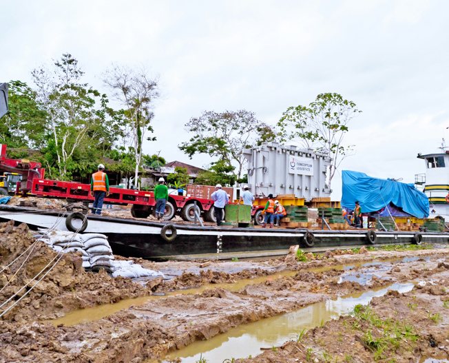 Conceptum Logistics - Temporary Jetty - Power Plant ex Europe to Peru 1