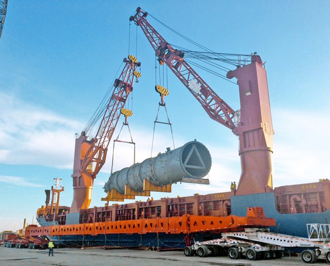 Conceptum Logistics - Bitumen upgrades equipment ex Indonesia to Canada