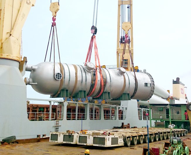Conceptum Logistics - Petrochemical equipment ex worldwide to Taiwan