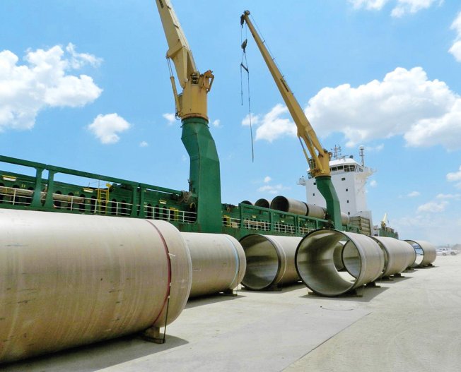 Conceptum Logistics - Pipes from Houston to Canada