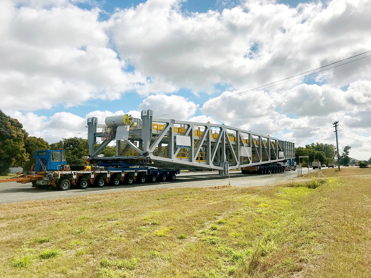 conceptum logistics extendable outer shuttle ship loader boom in australia 2